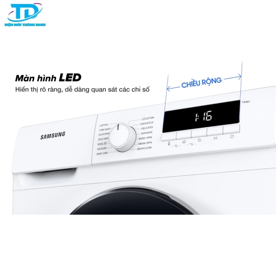 Máy giặt Samsung Inverter 8kg WW80T3020WW/SV