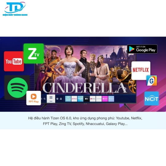 Smart Tivi Samsung 4K 43 inch UA43AU7700 
