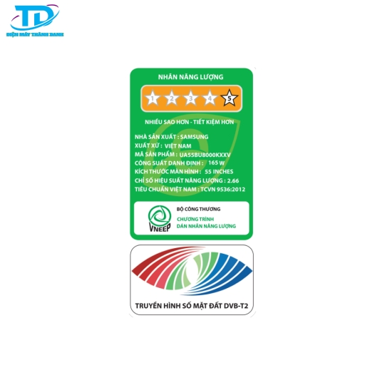 Smart Tivi Samsung 4K Crystal UHD 55 inch UA55BU8000