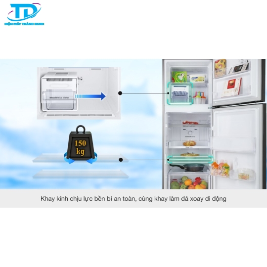 Tủ lạnh Samsung Inverter 236 lít RT22M4032BU/SV 