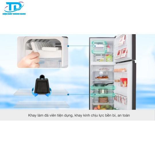 Tủ lạnh Toshiba Inverter 253 lít GR-B31VU SK 