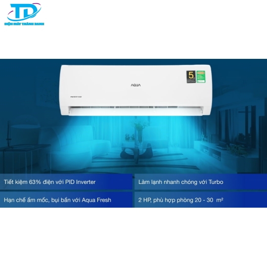 Máy lạnh Aqua Inverter 2 HP AQA-KCRV18TK