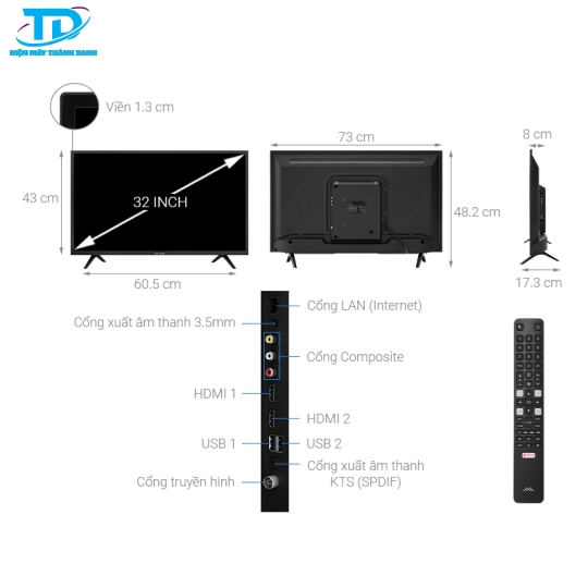 Smart Tivi FFalcon 32 inch 32SF1
