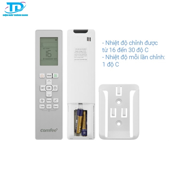 Máy lạnh Comfee Inverter 1 HP CFS-10VDGF-V 