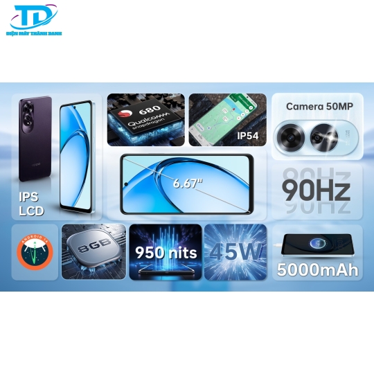 Điện thoại OPPO A60 8GB/256GB 