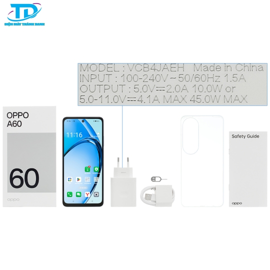 Điện thoại OPPO A60 8GB/256GB 