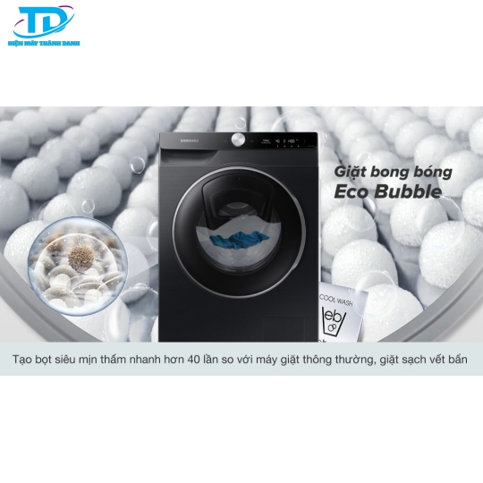 Máy giặt Samsung AI AddWash Inverter 12kg WW12TP94DSB/SV