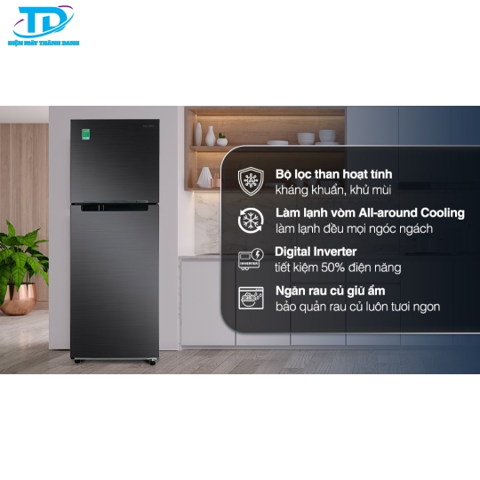 Tủ lạnh Samsung Inverter 302 Lít RT29K503JB1/SV