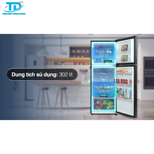 Tủ lạnh Samsung Inverter 302 Lít RT29K503JB1/SV