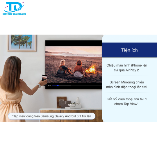 Smart Tivi Samsung 4K 43 inch UA43AU7700 