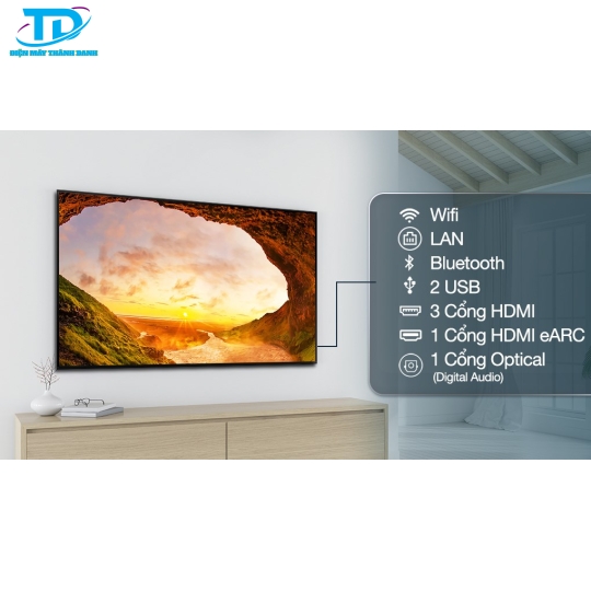 Smart Tivi Samsung 4K Crystal UHD 75 inch UA75BU8000