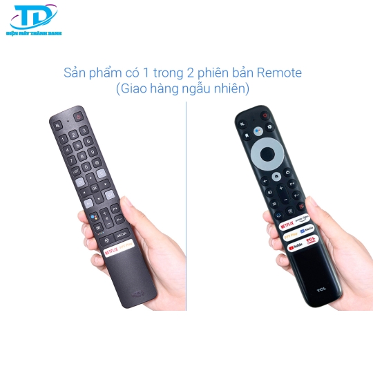 TCL Android Tivi 4K 43 inch 43P618
