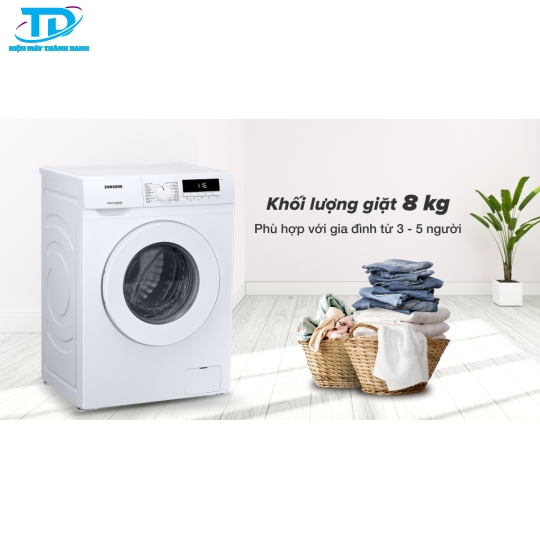 Máy giặt Samsung Inverter 8kg WW80T3020WW/SV