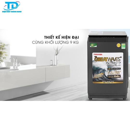 Máy giặt Toshiba Inverter 9.0 kg AW-DK1000FV(KK)