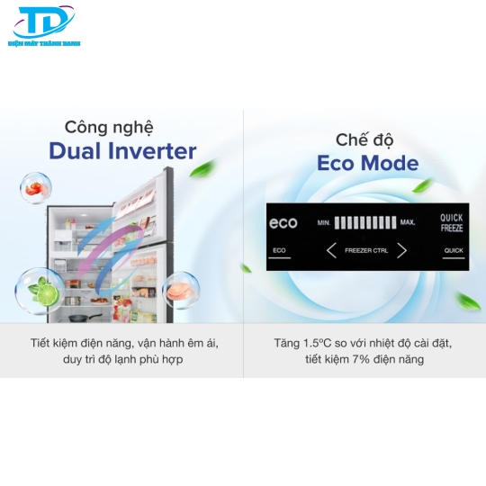 Tủ lạnh Toshiba Inverter 555 lít GR-AG58VA XK