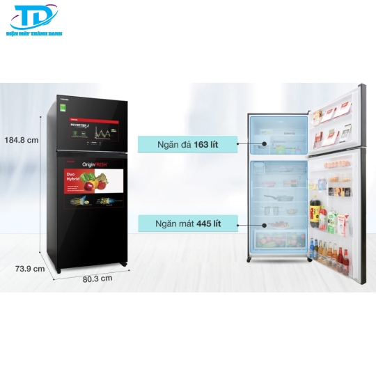 Tủ lạnh Toshiba Inverter 608 lít GR-AG66VA (XK)