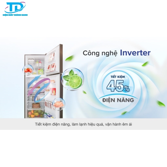 Tủ lạnh Toshiba Inverter 253 lít GR-B31VU SK 