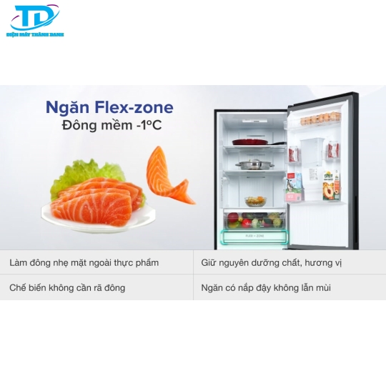 Tủ lạnh Toshiba Inverter 322 lít GR-RB405WE-PMV(06)-MG