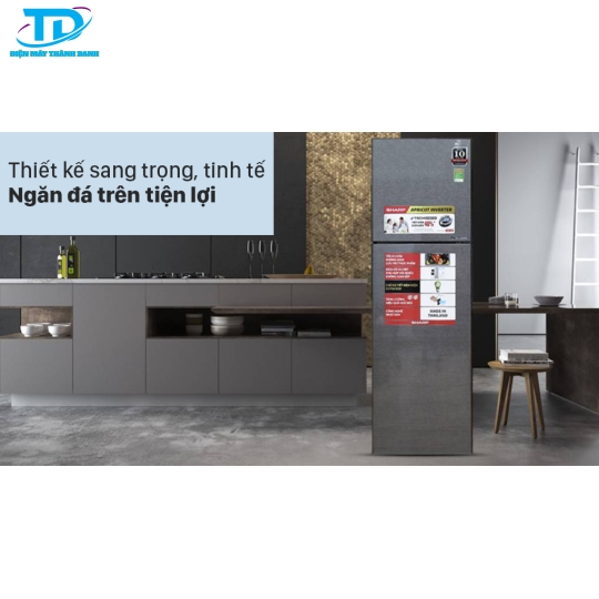 Tủ lạnh Sharp  253 lít SJ-X281E-DS
