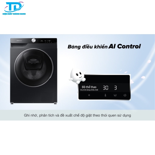 Máy giặt Samsung AI AddWash Inverter 12kg WW12TP94DSB/SV
