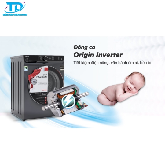 Máy giặt Toshiba Inverter 10.5 Kg TW-BK115G4V (MG)