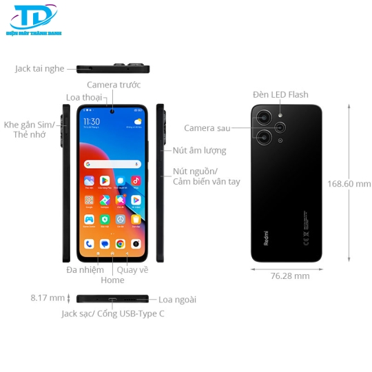 Điện thoại Xiaomi Redmi 12 8GB128GB